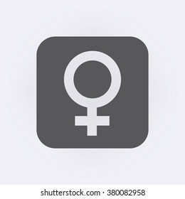 Female icon . Vector illustration