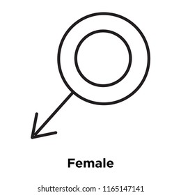 Female icon vector isolated on white background, Female transparent sign , medical health symbols