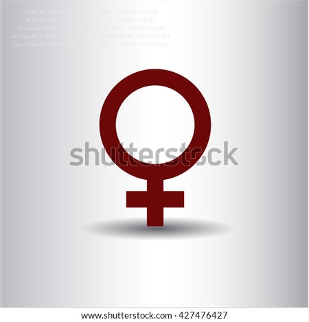 female icon vector symbol flat eps jpg app web concept website
