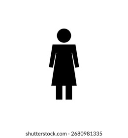 Female icon vector for web and mobile app. woman sign and symbol