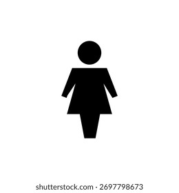 Vector de icono femenino para el Web y el App móvil. signo y símbolo de la mujer
