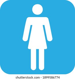 Frauensymbol für Websites, Anwendungen und Präsentationen