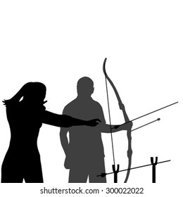 1,648 Woman holding bow arrow Images, Stock Photos & Vectors | Shutterstock