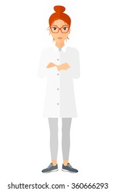 Laborassistent bei Frauen.