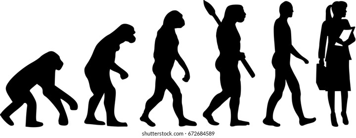 Darwin Evolution Human Stock Vector (Royalty Free) 529036882