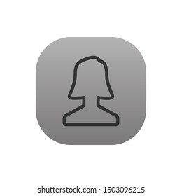 Female  - Line Vector Icon