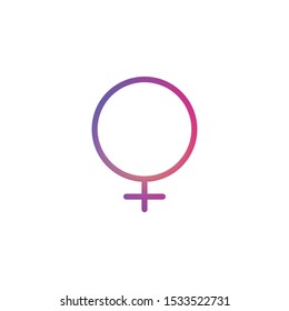 Female  - Line Vector Icon