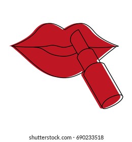 female lips icon image 