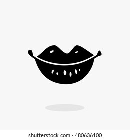 female lips logo