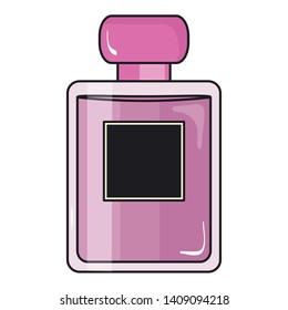 female lotion bottle icon vector illustration