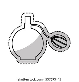 female lotion bottle icon vector illustration design