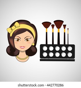 female makeup design 