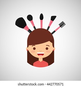 female makeup design 