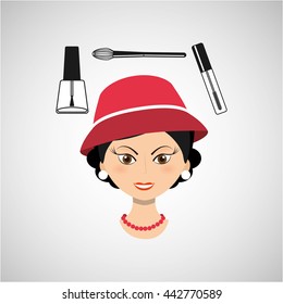 female makeup design 