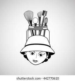 female makeup design 