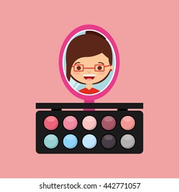 female makeup design 