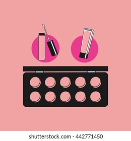 female makeup design 