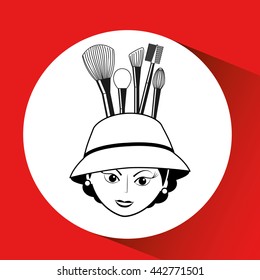 female makeup design 
