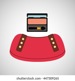 female makeup design, vector illustration eps10 graphic 