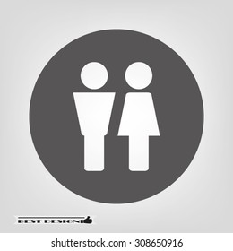 Female Male Stock Vector (Royalty Free) 308650916 | Shutterstock