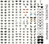 female and male eye, vector illustration, man and woman eyes, lashes icon, beautiful human eyelashes