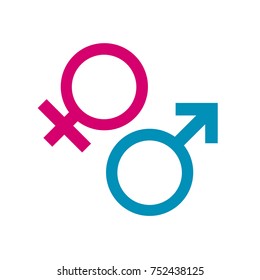 Female And Male Gender Symbol