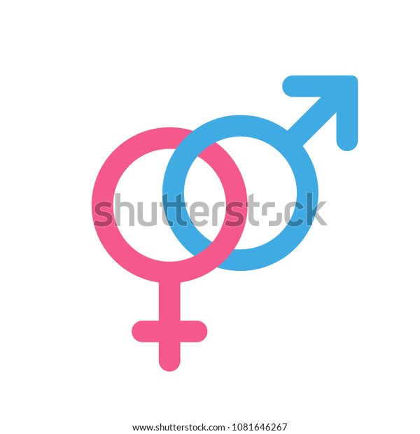 Female Male Icons Stock Vector (Royalty Free) 1081646267 | Shutterstock