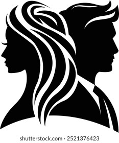 Female Male Unisex Salon Logo