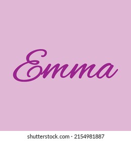 117 Name graphics emma Images, Stock Photos & Vectors | Shutterstock