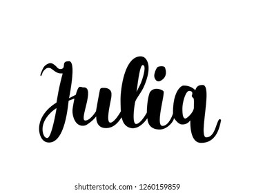 Julia Name Image Images, Stock Photos & Vectors | Shutterstock