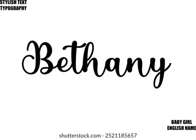 Female name - in Stylish Lettering Cursive Typography Text