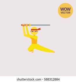 Female Ninja Icon
