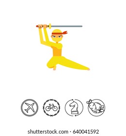 Female Ninja Icon