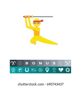 Female Ninja Icon
