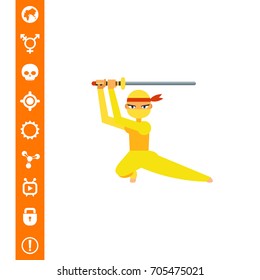 Female Ninja Icon