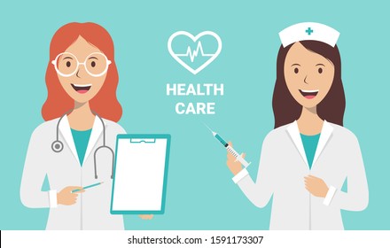 Thank You Doctor Nurses Medical Personnel Stock Vector (Royalty Free ...