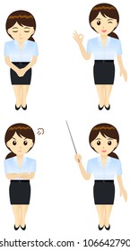 female office worker