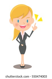 Female office worker to propose