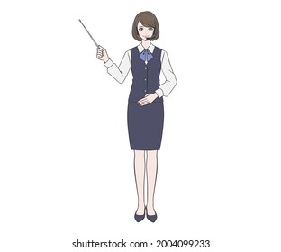 日本人 女性 オペレーター のイラスト素材 画像 ベクター画像 Shutterstock