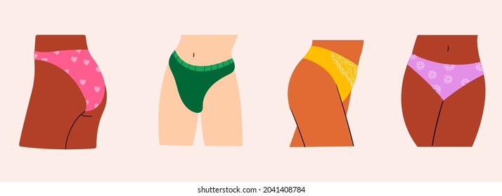 Women Nude Panties Stock Vectors Images Vector Art Shutterstock