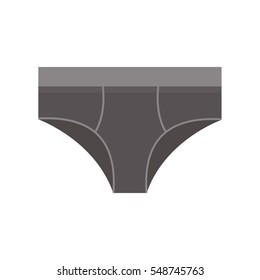 Female panties types flat icon vector.