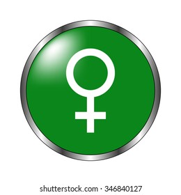 Female - paper vector icon