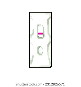 female pregnant test game pixel art retro vector. bit female pregnant test. old vintage illustration