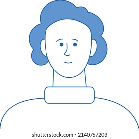 Female Profile Picture. Generic Woman Website Avatar