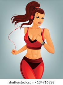Corredora femenina