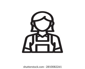Female scientist wearing protective goggles and lab coat. Woman researcher in safety gear for experiments. Professional chemist or biologist in ste...