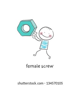 female screw