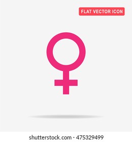 Female sexual orientation icon. Vector concept illustration for design.