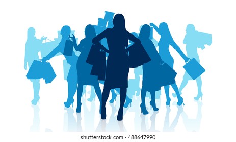 female shopping set
