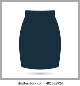 Female short skirt icon